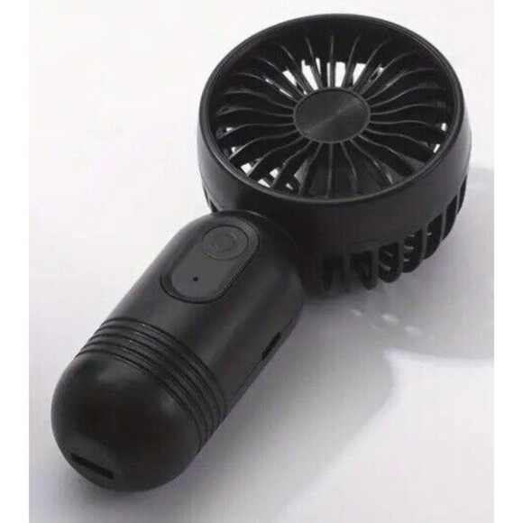 Unbranded Other - Mini (Portable Fan)-(Rechargeable)-(USB)-(3 Speeds)-(Black)-(New)-$10.00